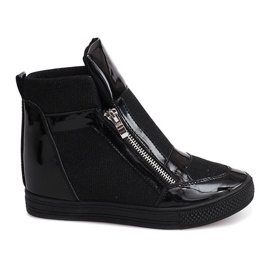 Zapatillas de cuña TL020-1 Negro