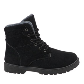 Botas negras aisladas 7M600 negro