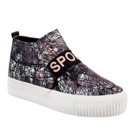 Deportivas negras 623 negro multicolor