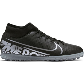 Zapatillas de fútbol Nike Mercurial Superfly 7 Club Tf M AT7980-001 negro negro