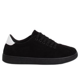 Zapatillas de mujer negras LX-9857 Black negro