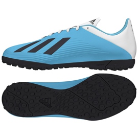 Adidas X 19.4 Tf M F35345 zapatos azules Adidas X 19.4 Tf M F35345 zapatos azules