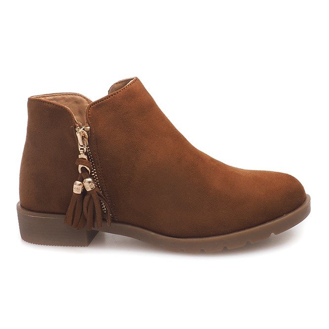 Botines Ante Jodhpur 8565 Camel marrón