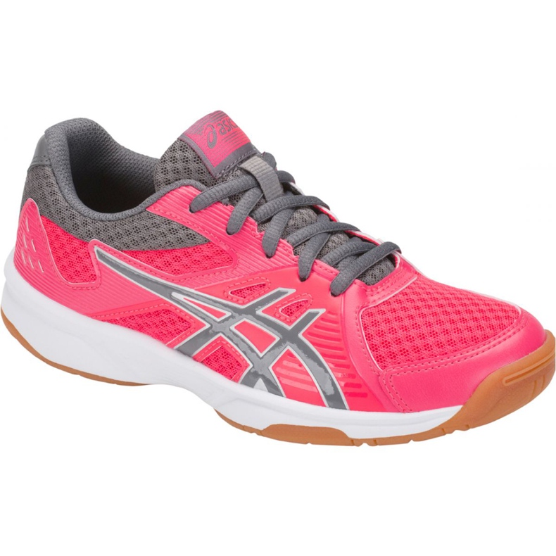 Zapatillas de voleibol Asics Upcourt 3 Gs Jr 1074A005-700 multicolor rosado