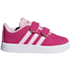 Zapatillas Adidas Vl Court 2.0 Cmf Jr F36406 rosa
