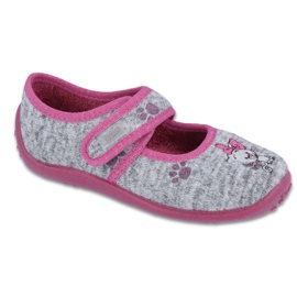 Calzado infantil befado 945Y369 rosa gris