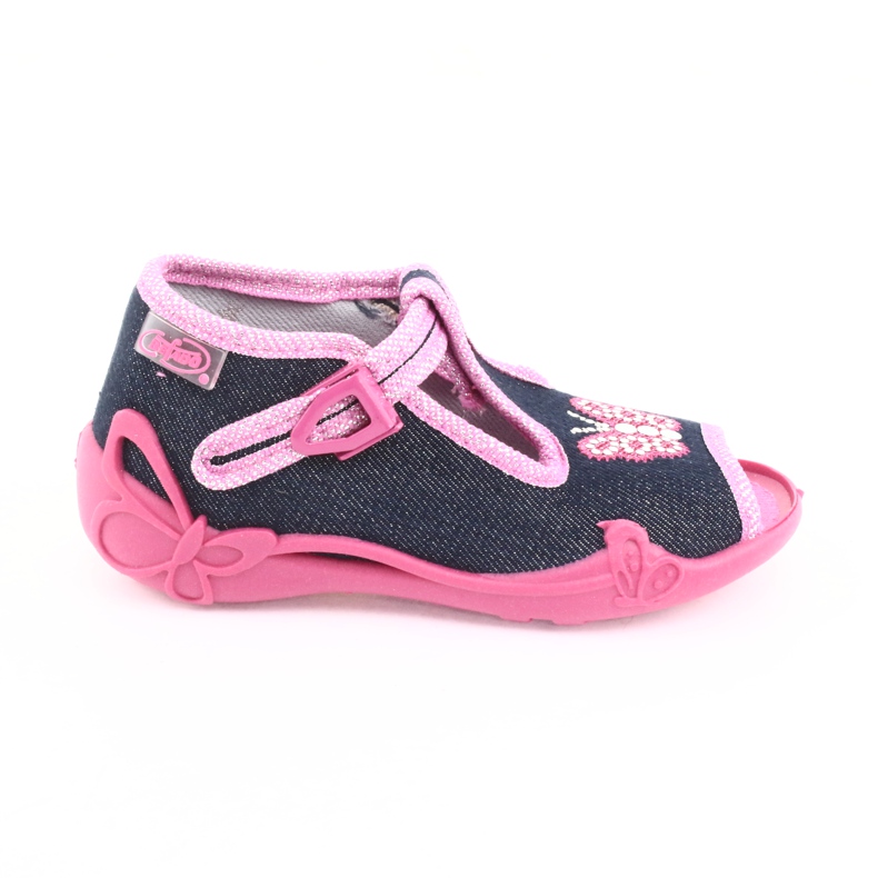 Calzado infantil befado 213P112 rosado gris multicolor
