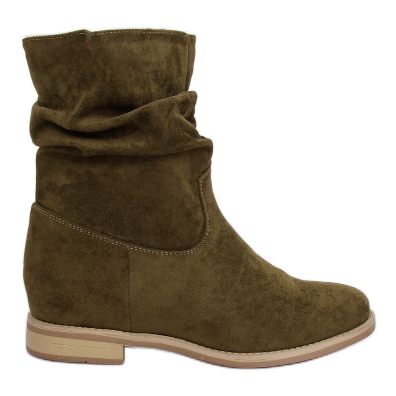 Botas verdes en cuña oculta NC838 Verde Botas verdes en cuña oculta NC838 Verde