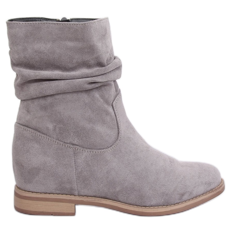 Gris Botas con cuña oculta NC838 Gris