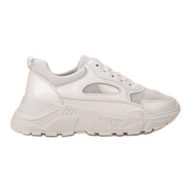 SHELOVET Zapatillas de moda blanco