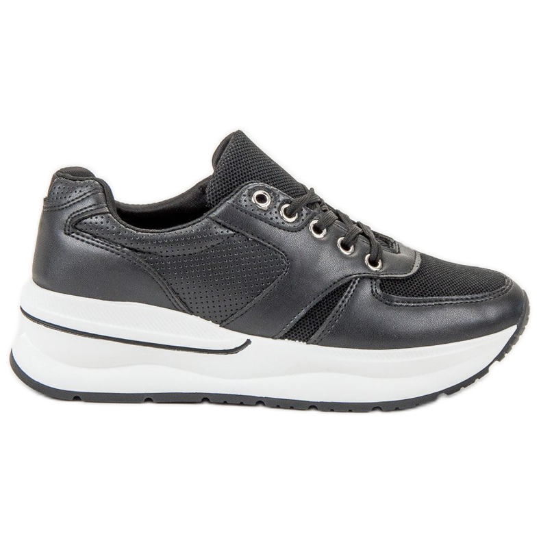SHELOVET Calzado deportivo con cordones negro