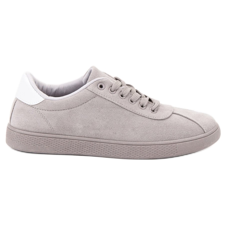 Ideal Shoes Zapatos grises con cordones Ideal Shoes Zapatos grises con cordones