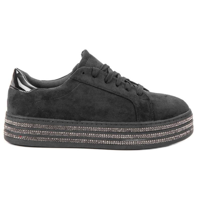 Bestelle Zapatos deportivos de gamuza negro
