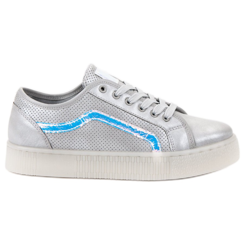 SHELOVET Zapatos casuales para mujer gris