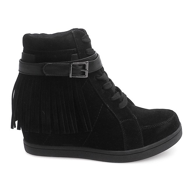 Deportivas Ante Boho Fringe 2030 Negro Deportivas Ante Boho Fringe 2030 Negro