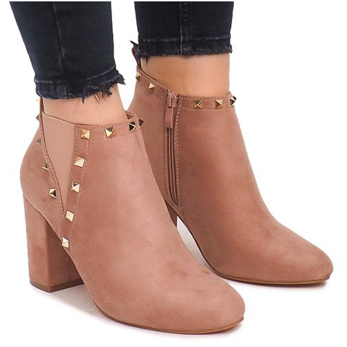 Botas en un poste F3626 Rosa rosado