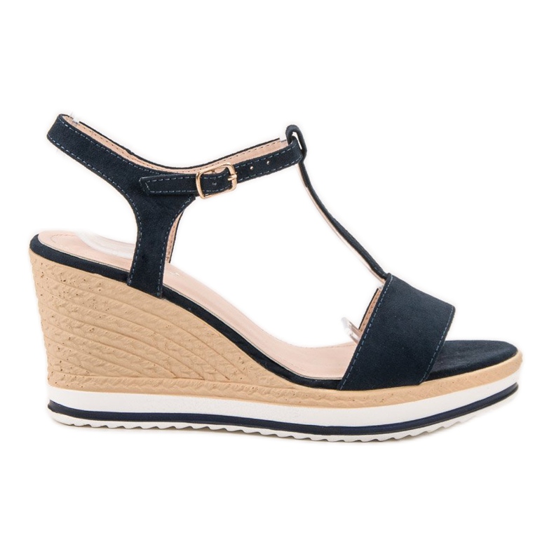 Anesia Paris Sandalias azul marino claro