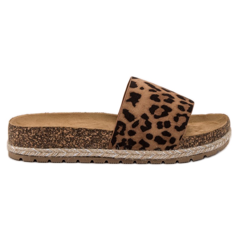 Bestelle Pantuflas clásicas de gamuza marrón