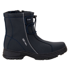 Ax Boxing Botas de nieve azul marino