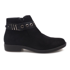Botas de ante QL-36 Black negro