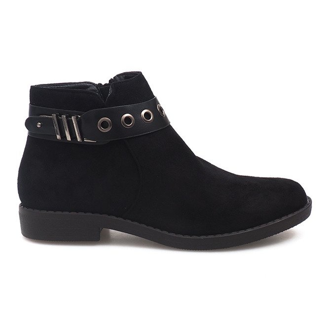 Botas de ante QL-36 Black negro