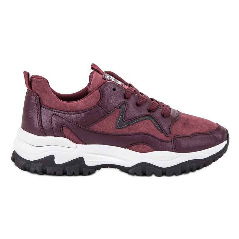 Ax Boxing Zapatos deportivos burdeos rojo