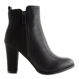 Botas negras de tacón Z191 Black negro
