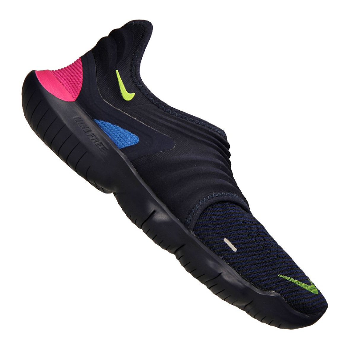 Nike Free RN Flyknit 3.0 M AQ5707 400 Zapatillas deportivas azul marino