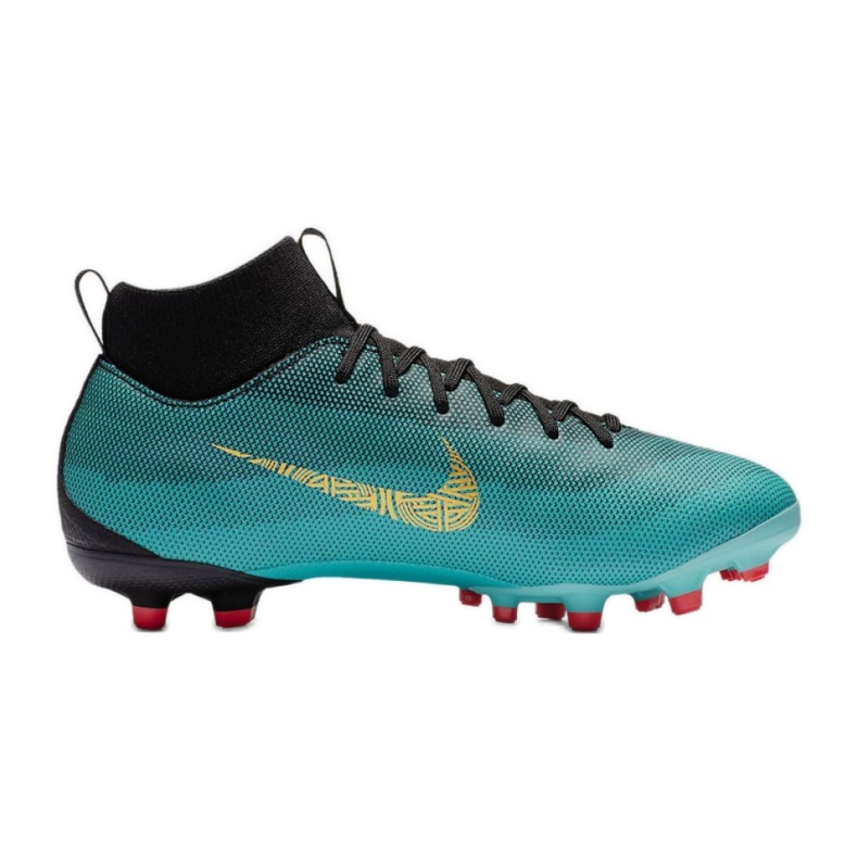 Zapatos de fútbol Nike Mercurial Superfly 6 Academy Gs CR7 Mg Jr AJ3111-390 azul