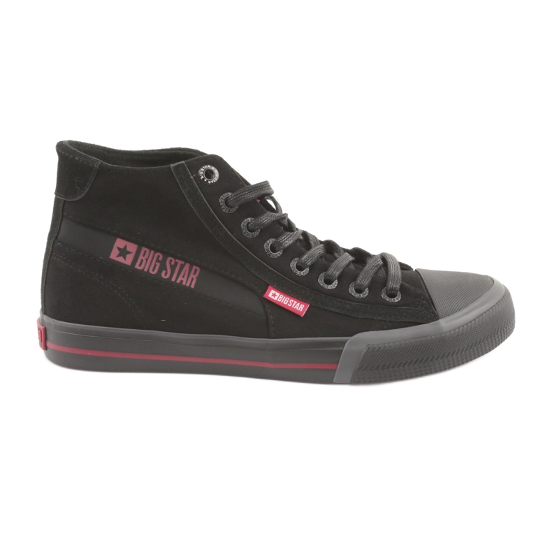Big Star Men's Black Sneakers 174084 negro
