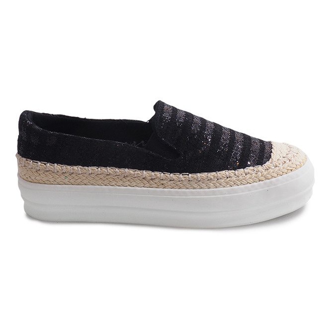 Zapatillas Alpargatas GH001 Negro