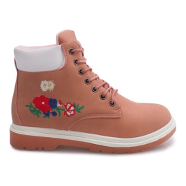 Botas Timber Warm SJ1669-3 Rosa rosado