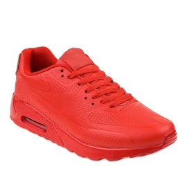 Calzado deportivo rojo para hombre