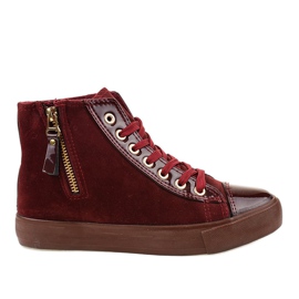 Zapatillas altas rojas JX-95 rojo