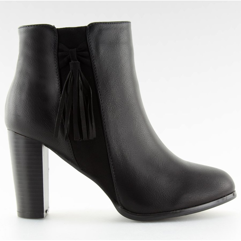 Botas de tacón alto negras F880 negras negro