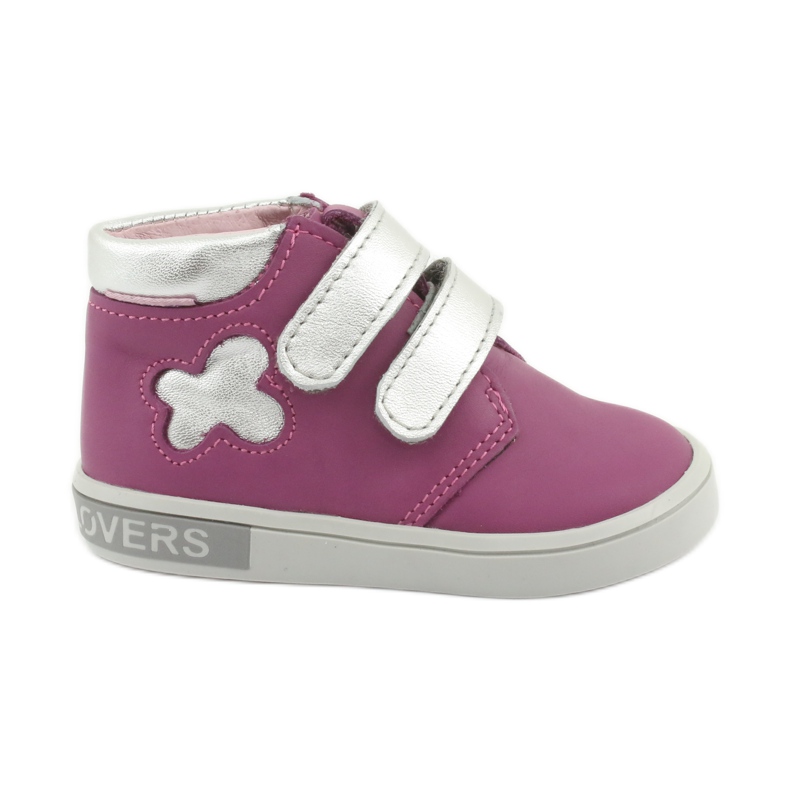 Botines Mazurek Velcro rosado gris Botines Mazurek Velcro rosado gris