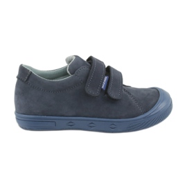 Zapatos niño velcro Mazurek 1267 azul marino