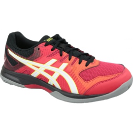 Zapatillas de voleibol Asics Gel-Rocket 9 M 1071A030-600 rojo multicolor