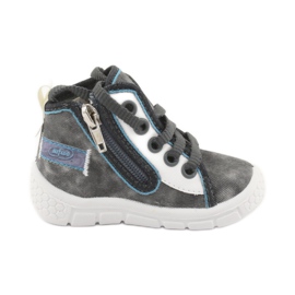 Calzado infantil befado 547P001 blanco azul gris