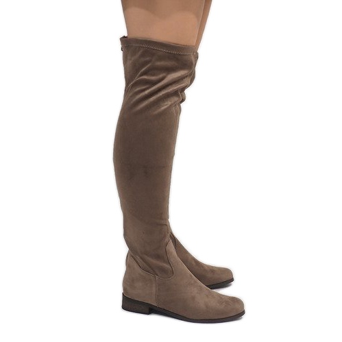 Botas taupe para mujer 3037-49 multicolor