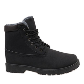 Botas negras aisladas 7M500A negro Botas negras aisladas 7M500A negro