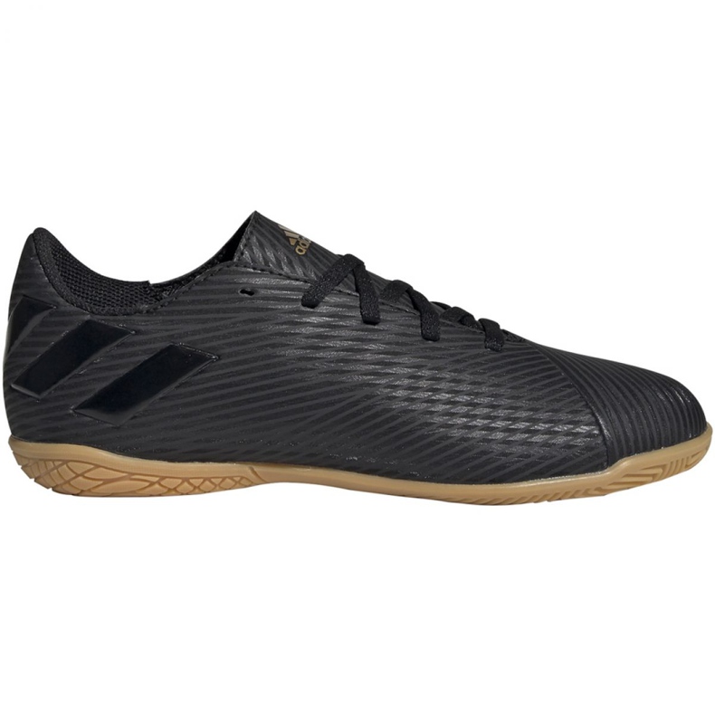 Botas de fútbol Adidas Nemeziz 19.4 In Jr EG3314 negro negro Botas de fútbol Adidas Nemeziz 19.4 In Jr EG3314 negro negro