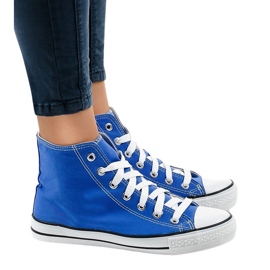 Zapatillas altas clásicas azules DTS8222-14