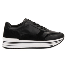 SHELOVET Zapatos deportivos negros