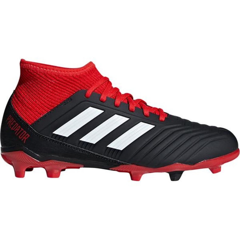 Botas de fútbol adidas Preadtor 18.3 Fg Jr DB2318 negro negro Botas de fútbol adidas Preadtor 18.3 Fg Jr DB2318 negro negro