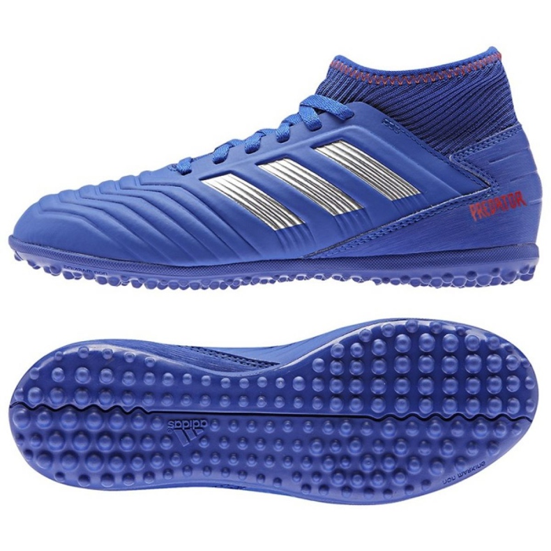 Adidas Predator 19.3 Tf Jr CM8546 zapatos azules