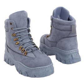 Azul 1967 botas deportivas azules gris Azul 1967 botas deportivas azules gris