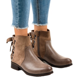 Botas aislantes de ante caqui C562 multicolor verde
