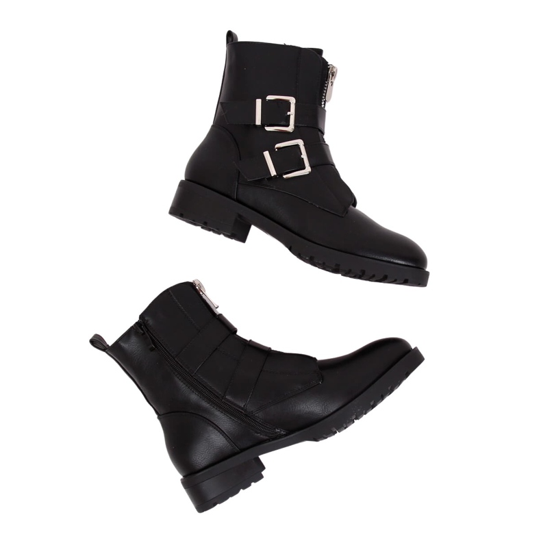Botas militares negras 688-A14 Black negro