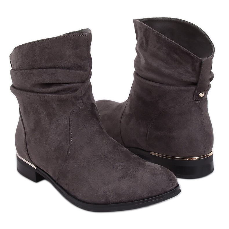 Botas grises mujer gris 7600-PA Gris